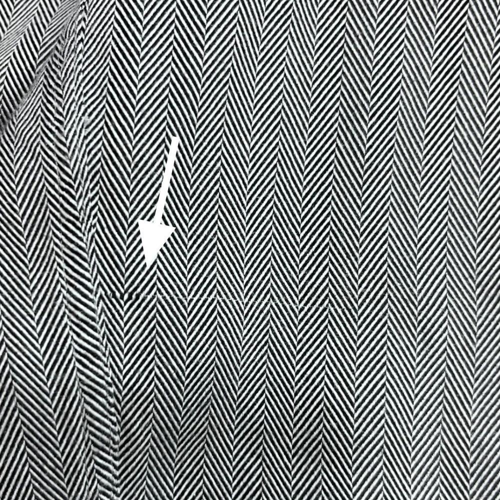 Austin Reed Button Down Shirt Medium Gray‎ Herringbone 80s 2-Ply Bespoke Fit - Picture 5 of 12